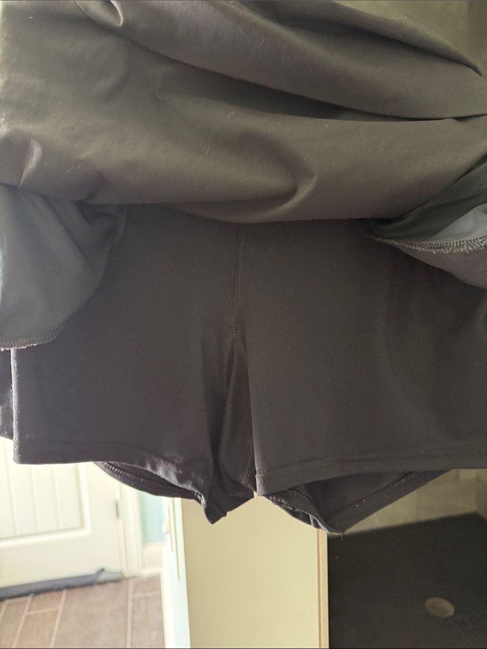 Columbia Black Active Skort with Side Drawcords - Picture 2 of 3